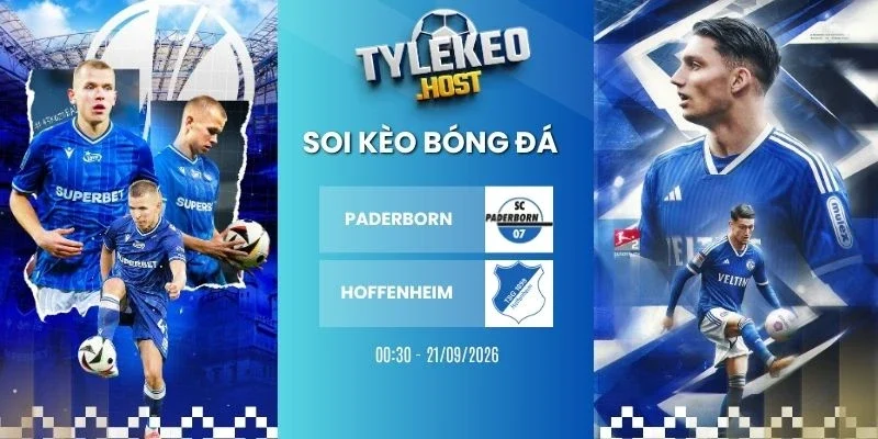 Tỷ lệ kèo Paderborn vs Hoffenheim - Bundesliga, 21/09/2026
